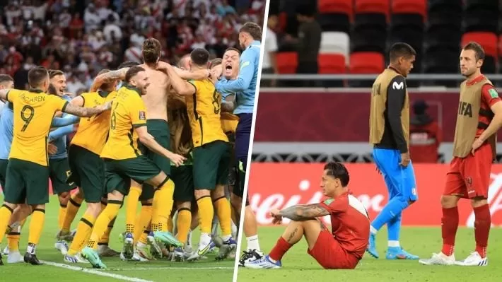 Australia dejó a Perú fuera del mundial en el estadio donde jugará con Argentina mañana