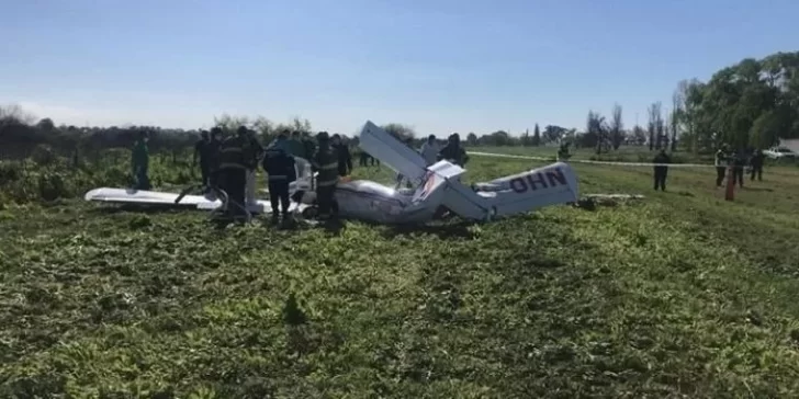 Un instructor de vuelo y su alumno murieron al caer una avioneta