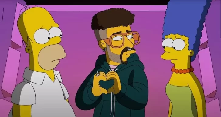 Los Simpsons lanzaron un video con la canción de Bad Bunny “Te deseo lo mejor”