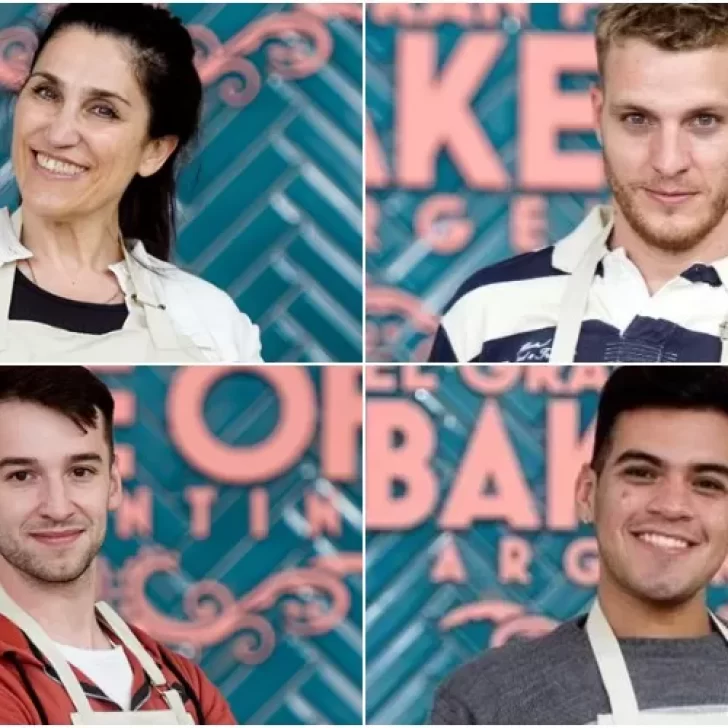 Bake Off Argentina: Kalia y Carlos, los dos participantes de la Patagonia, están entre los cuatro finalistas