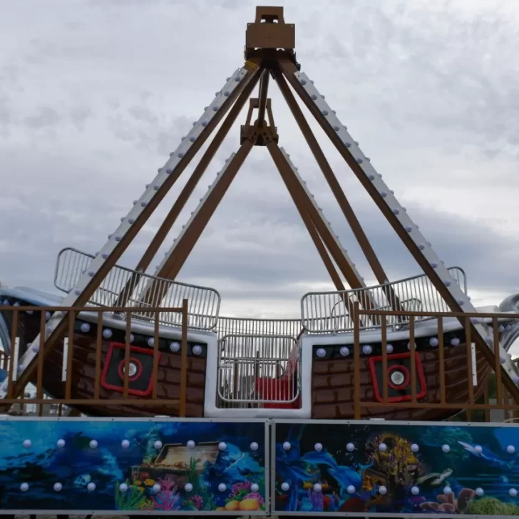 Instalaron un Barco Pirata en el nuevo “Parque de los Niños”
