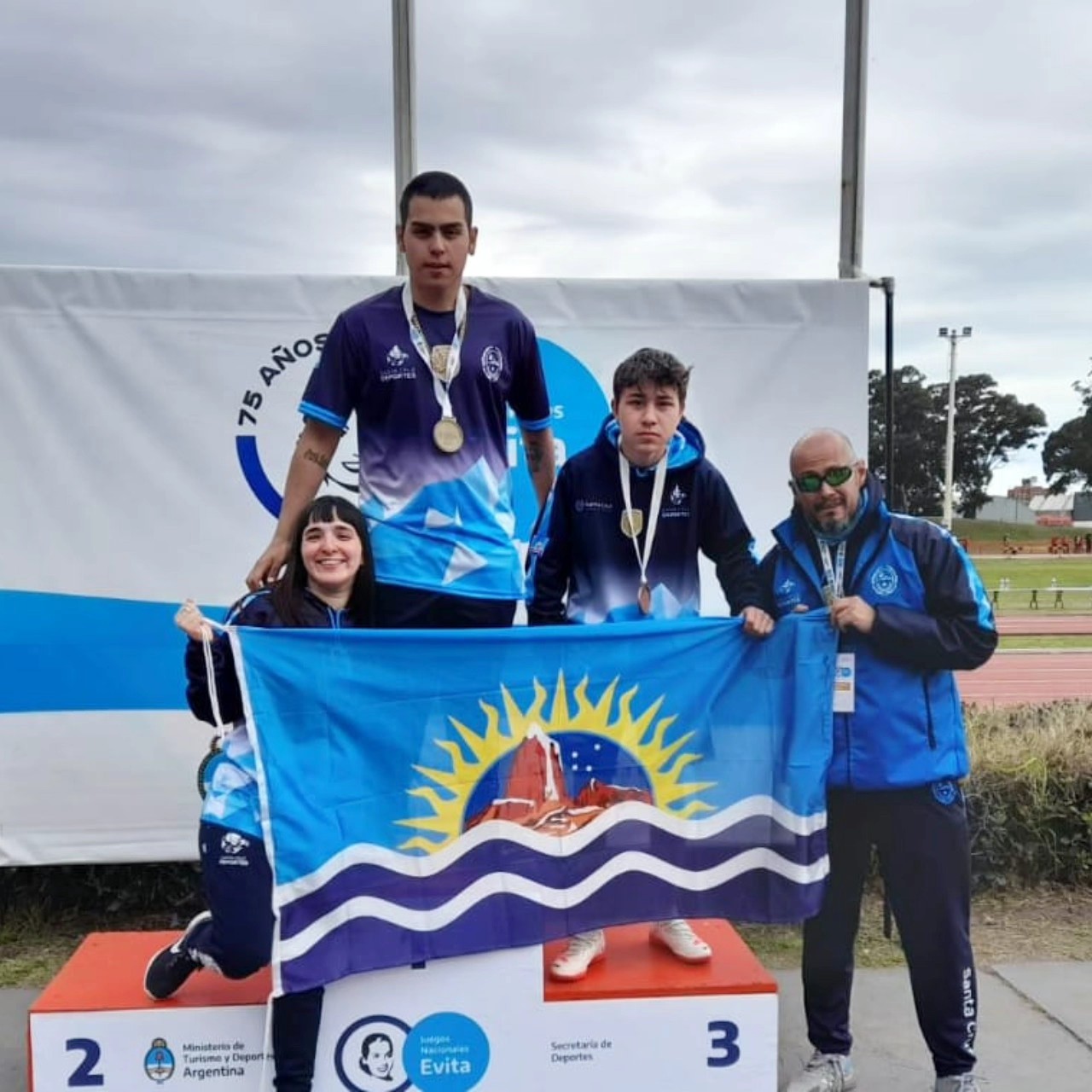 Se fueron las primeras medallas para Santa Cruz  en los Juegos Nacionales Evitas 2023