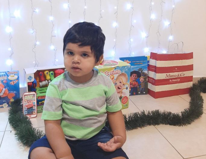 El mejor regalo: Benicio fue dado de alta en la víspera de la Navidad