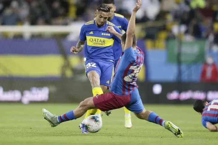 Viral: el increíble caño de Almendra en amistoso entre Boca-Barcelona por la Copa Maradona