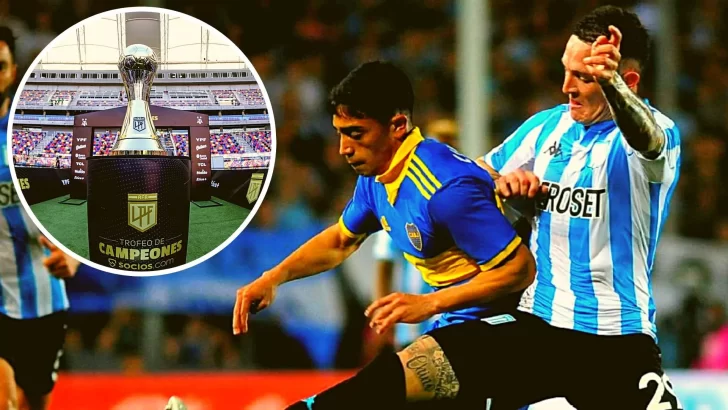 Boca y Racing disputan el Trofeo de Campeones: horario, TV y formaciones