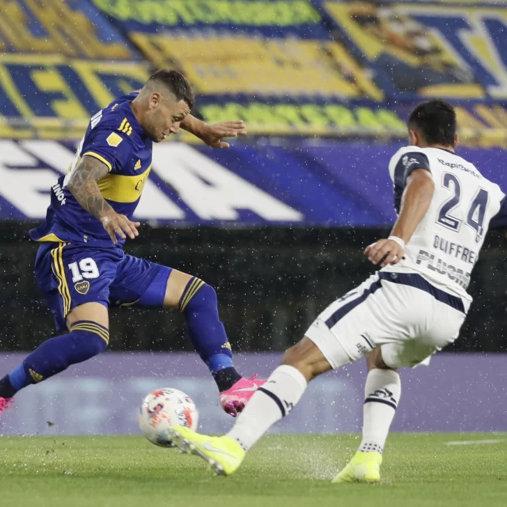 Boca y Gimnasia La Plata empatan al término del primer tiempo en La Bombonera