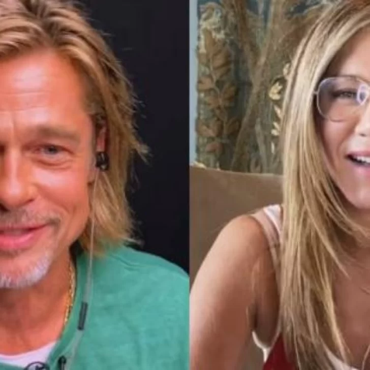 El reencuentro de Brad Pitt y Jennifer Aniston hizo estallar a los fans: ¿qué se dijeron?