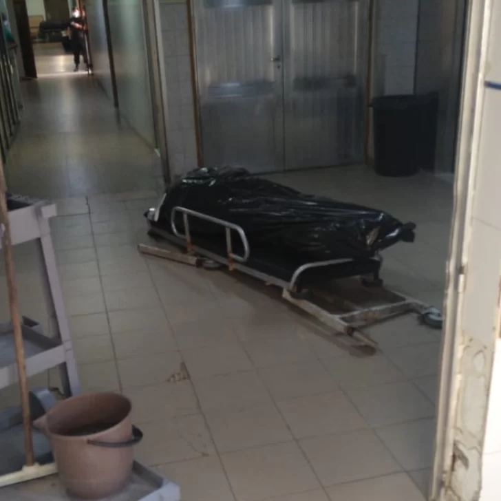 Video. Mal momento: trasladaban un paciente muerto por coronavirus y se les rompió la camilla Video. Mal momento: trasladaban un paciente muerto por coronavirus y se les rompió la camilla