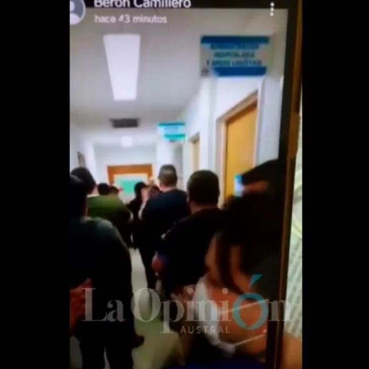 Video. Camilleros mantienen encerrada a directora y jefas de Enfermería en el Hospital de Río Gallegos