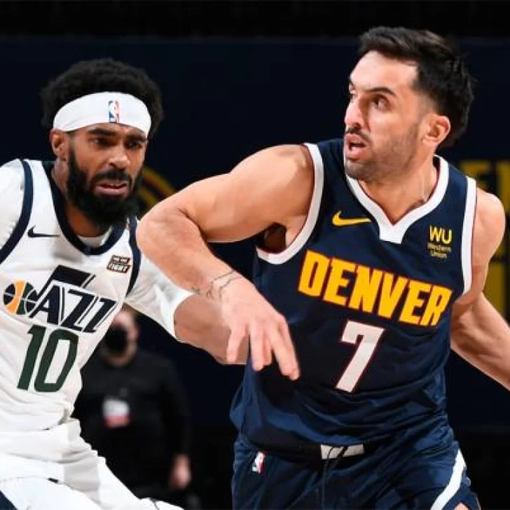 NBA: Campazzó aportó 5 puntos, pero no alcanzó para que Denver venciera a Utah