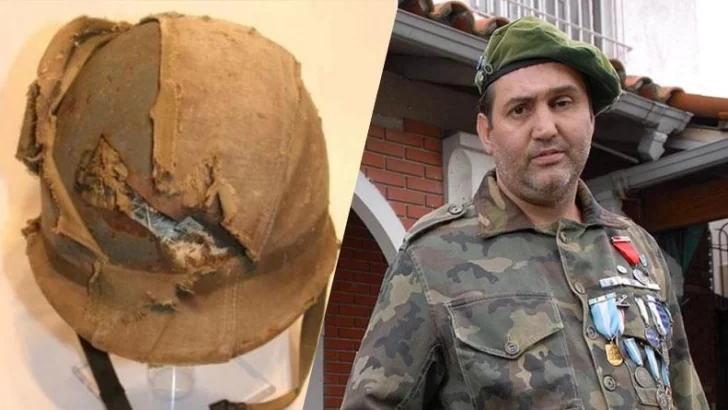 Jorge Altieri, el héroe que recuperó el casco que le salvó la vida en Malvinas: “Me enteré por radio que lo remataban”