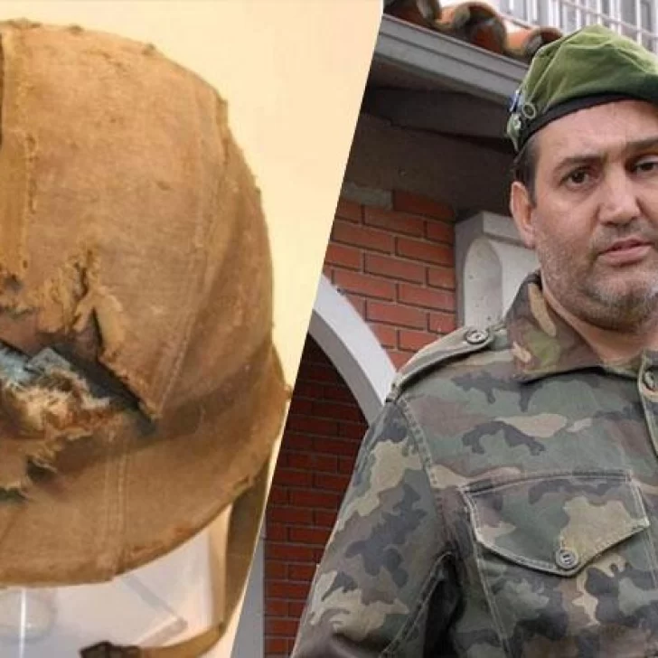 Jorge Altieri, el héroe que recuperó el casco que le salvó la vida en Malvinas: “Me enteré por radio que lo remataban”