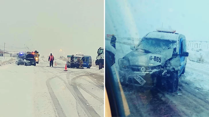 Fuerte colisión en la Ruta 43 en Koluel Kayke: dos personas hospitalizadas