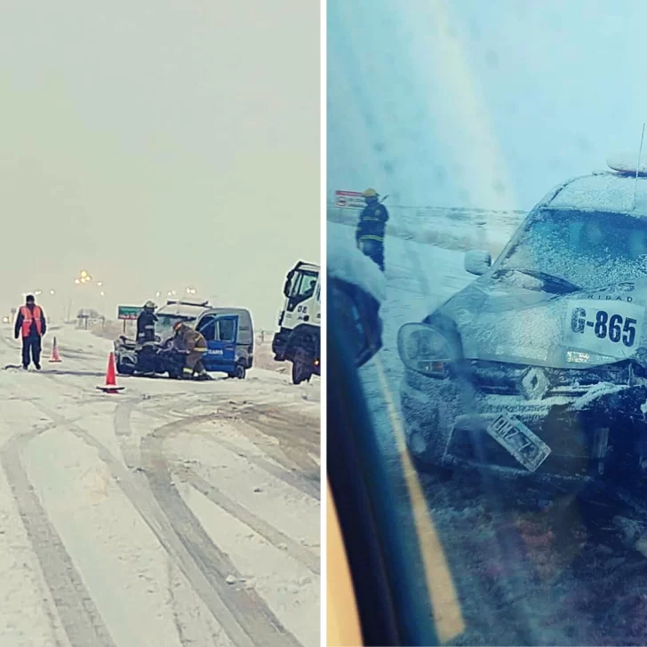 Fuerte colisión en la Ruta 43 en Koluel Kayke: dos personas hospitalizadas