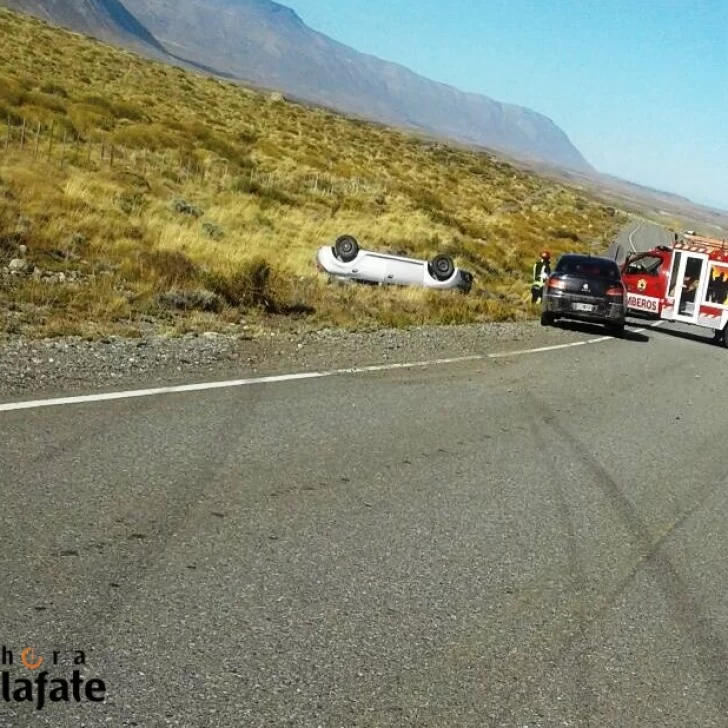 Un turista eslovaco volcó a pocos kilómetros de El Chaltén