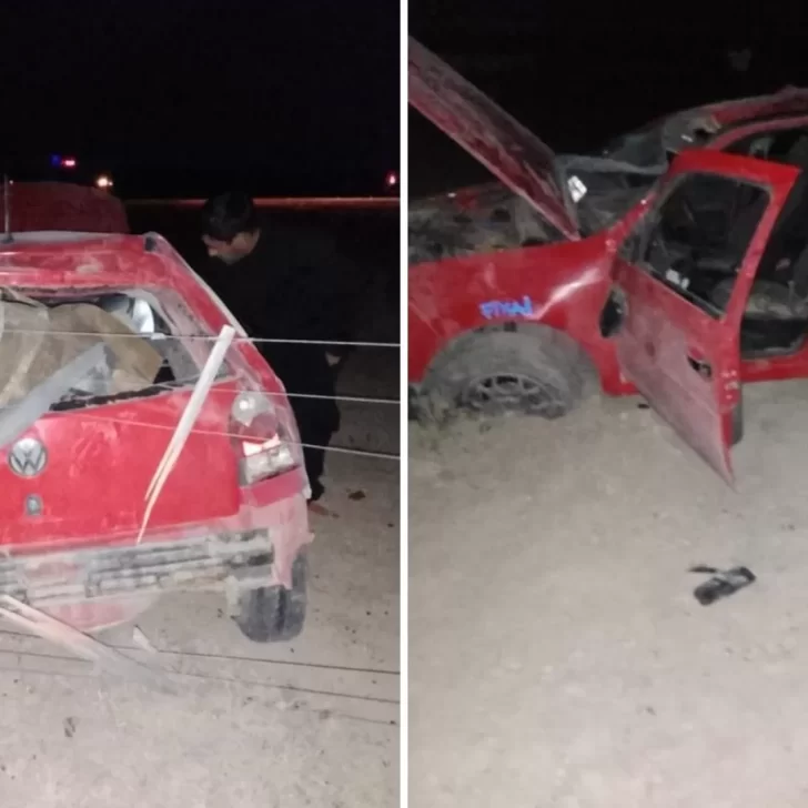 Feroz vuelco cerca de Gobernador Gregores: dos hombres fueron hospitalizados Feroz vuelco cerca de Gobernador Gregores: dos hombres fueron hospitalizados