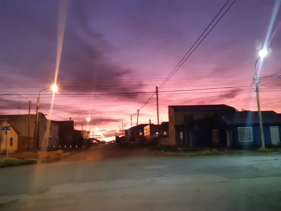 El cielo rojo fue furor en las redes sociales El cielo rojo fue furor en las redes sociales
