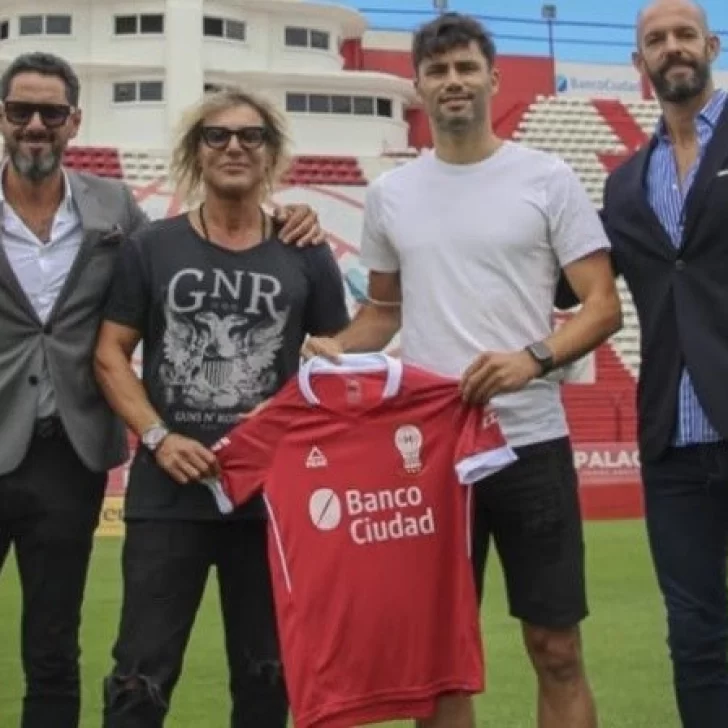 Claudio Caniggia, la sorpresa en la presentación de Claudio Yacob en Huracán