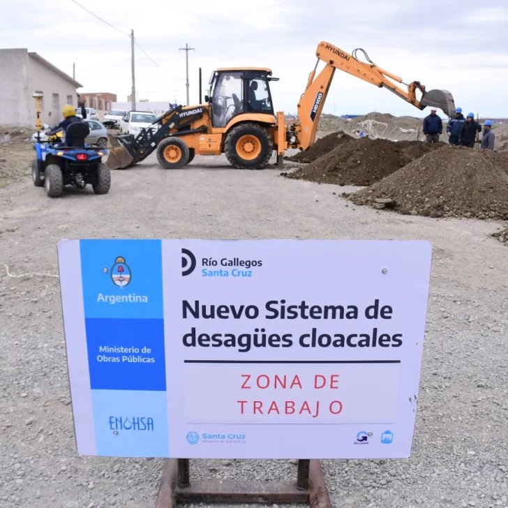 Cloacas en Río Gallegos: las obras beneficiarán a 40 mil vecinos Cloacas en Río Gallegos: las obras beneficiarán a 40 mil vecinos