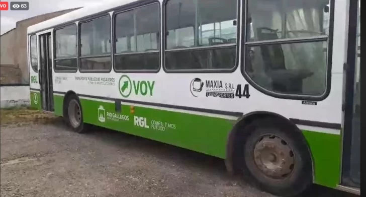 El transporte público continuará prohibido en Río Gallegos