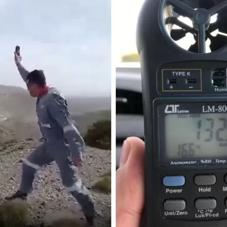 Video. Un hombre registró impresionantes ráfagas de 132 km/h en Manantiales Behr Video. Un hombre registró impresionantes ráfagas de 132 km/h en Manantiales Behr