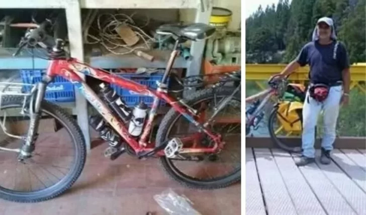 Soñaba con ir desde Mendoza a Ushuaia en bicicleta pero se la robaron: “Se acabó la historia”