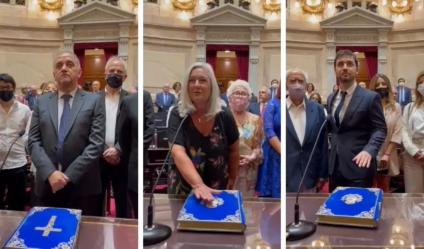 Asumieron los nuevos senadores de Chubut en el Congreso de la Nación Asumieron los nuevos senadores de Chubut en el Congreso de la Nación