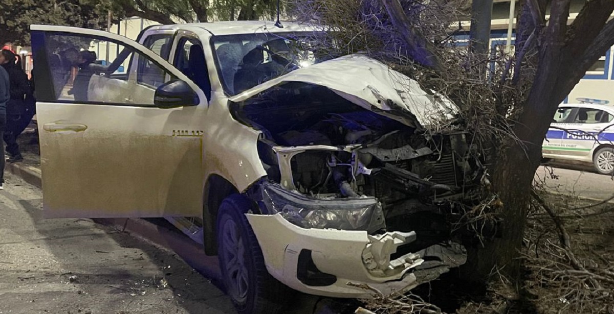 Perdió el control de su camioneta y chocó contra un árbol: había tomado alcohol