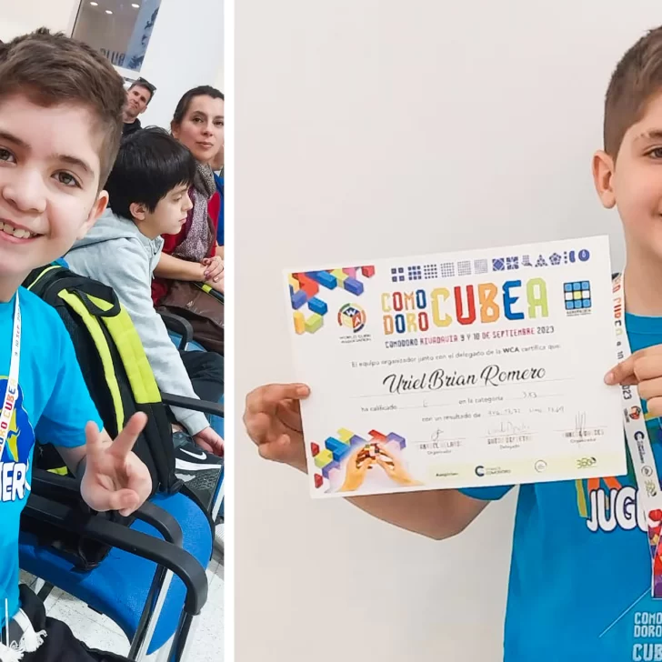 Uriel, el “niño genio” del cubo Rubik gana terreno en competencias