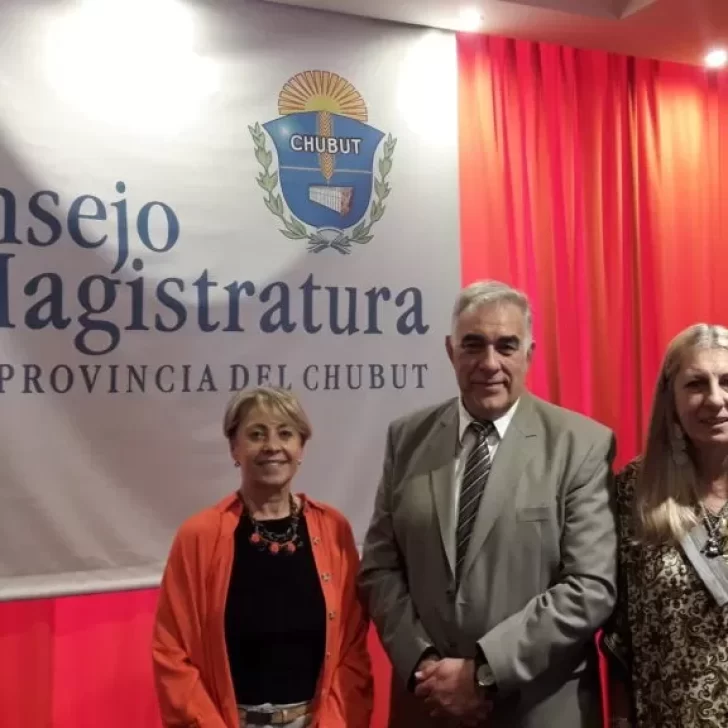 Tomás Malerba y Mirtha Lewis son las nuevas autoridades del Consejo de la Magistratura de Chubut