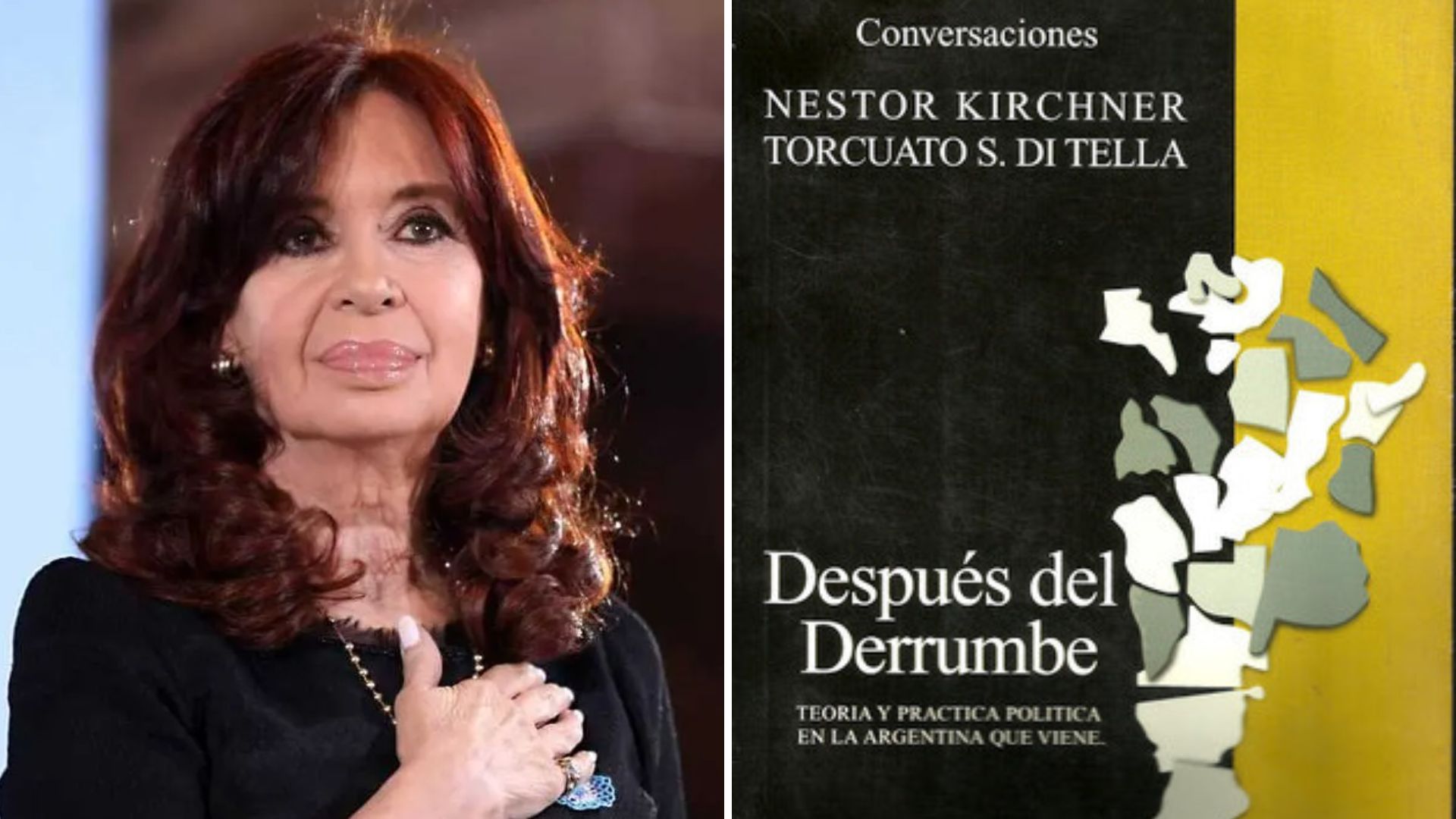 Cristina Kirchner presentará la reedición del libro “Después del derrumbe. Conversaciones de Torcuato Di Tella y Néstor Kirchner” Cristina Kirchner presentará la reedición del libro “Después del derrumbe. Conversaciones de Torcuato Di Tella y Néstor Kirchner”