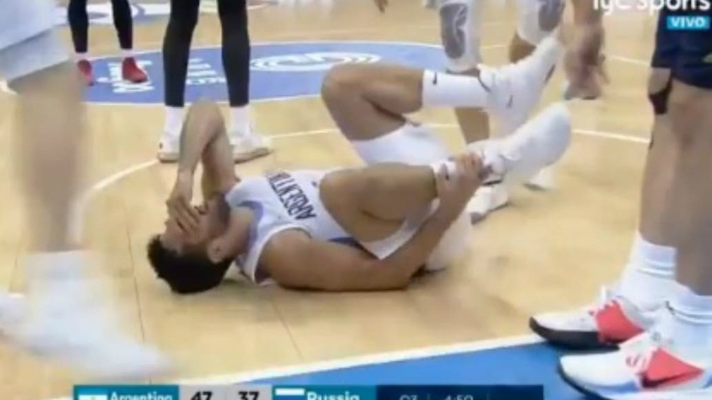 Se lesionó Campazzo y se perdería los dos primeros partidos del mundial Se lesionó Campazzo y se perdería los dos primeros partidos del mundial