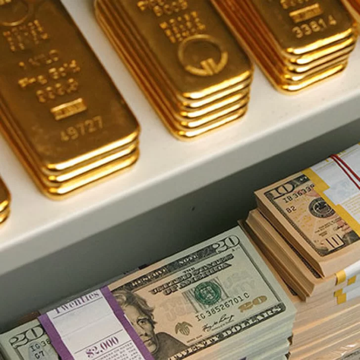 La onza de oro cotiza por encima de los US$1800