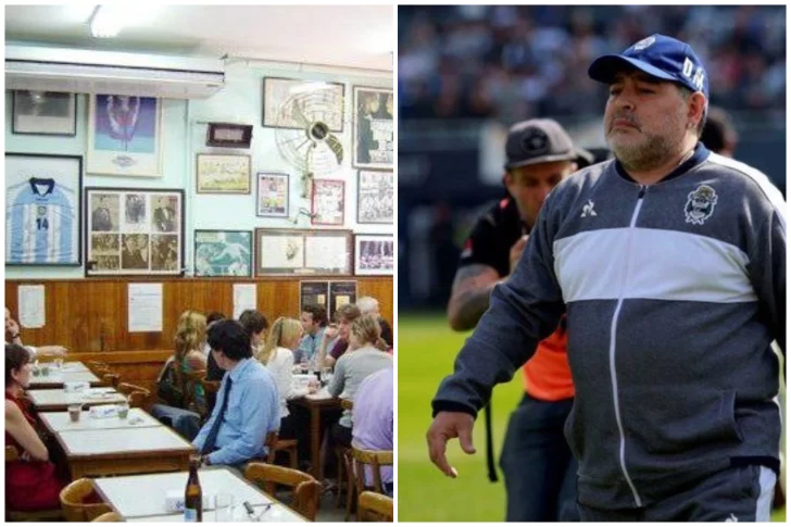 “Me gustaría pizza con fainá”, pidió Diego Maradona desde su sala de internación