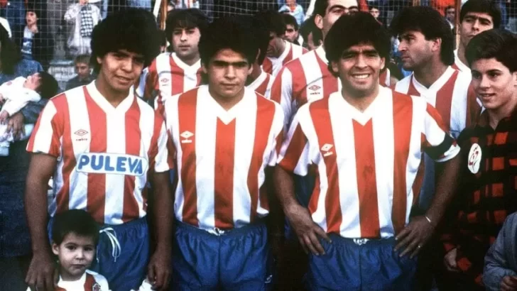 El histórico partido de Hugo, Lalo y Diego Maradona con la camiseta del Granada