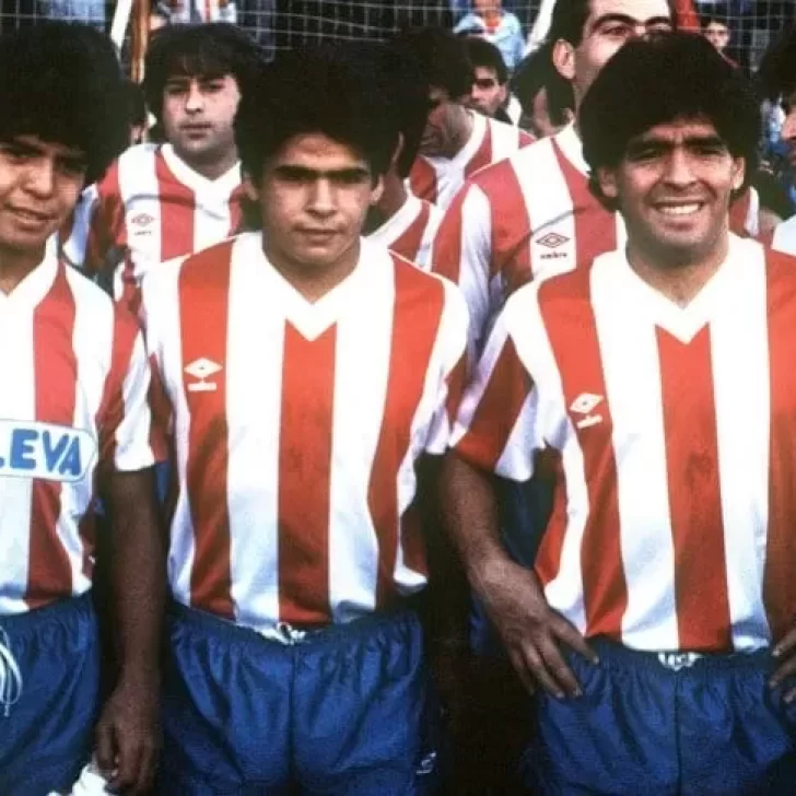 El histórico partido de Hugo, Lalo y Diego Maradona con la camiseta del Granada