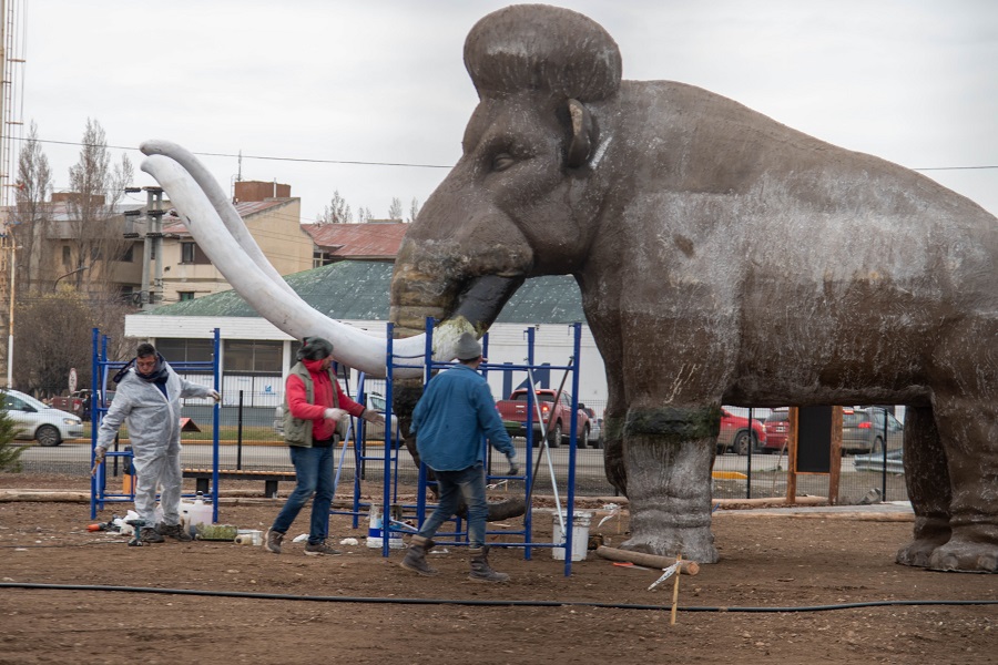 Este lunes inaugurarán el Parque de Dinosaurios de Río Gallegos