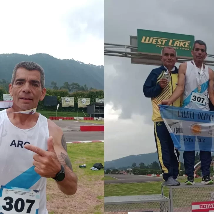El santacruceño Juan Daniel Bórquez se consagró campeón sudamericano máster de atletismo