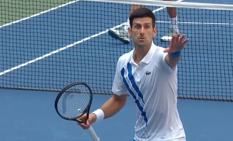 Descalificaron a Novak Djokovic del US OPEN: mirá el video