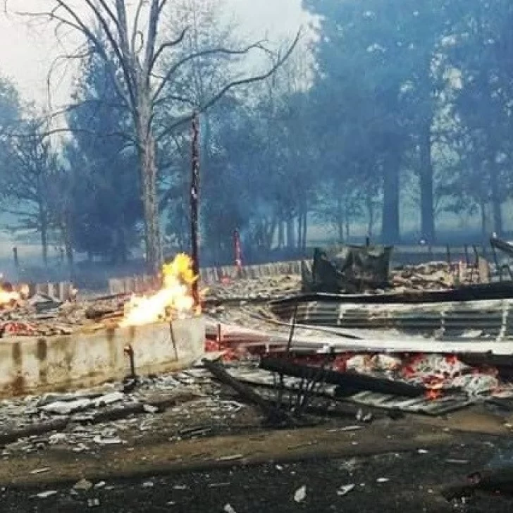 Incendios en Chubut y Río Negro: el gobierno nacional declaró zona de desastre y de emergencia económica