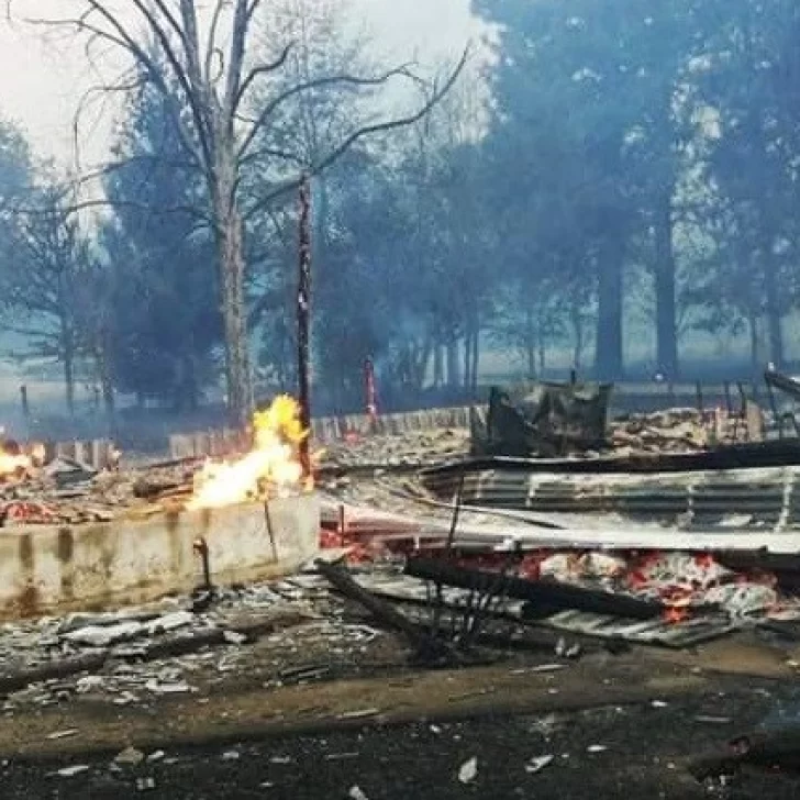 El Gobierno nacional otorgará beneficios a los afectados por los incendios en Chubut