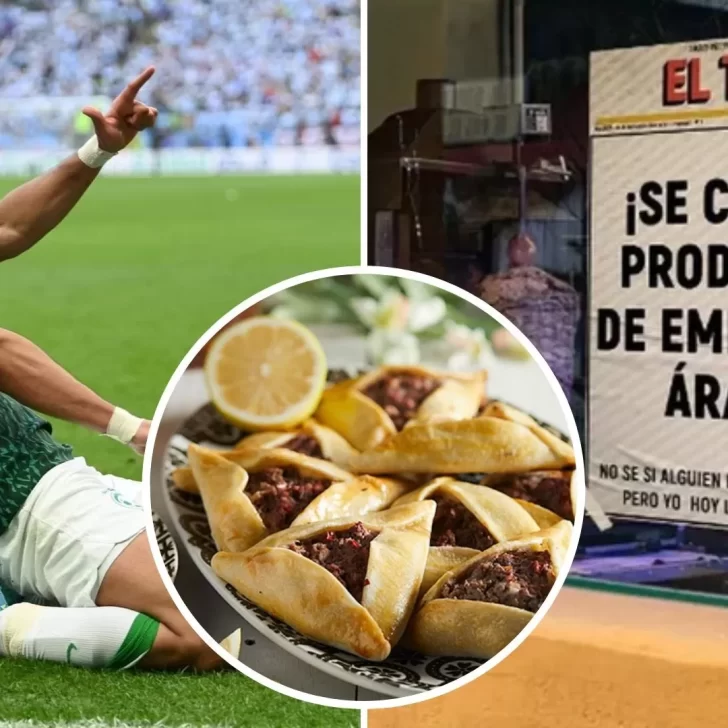 Un bar sacó las empanadas árabes de su carta por la derrota de Argentina ante Arabia Saudita