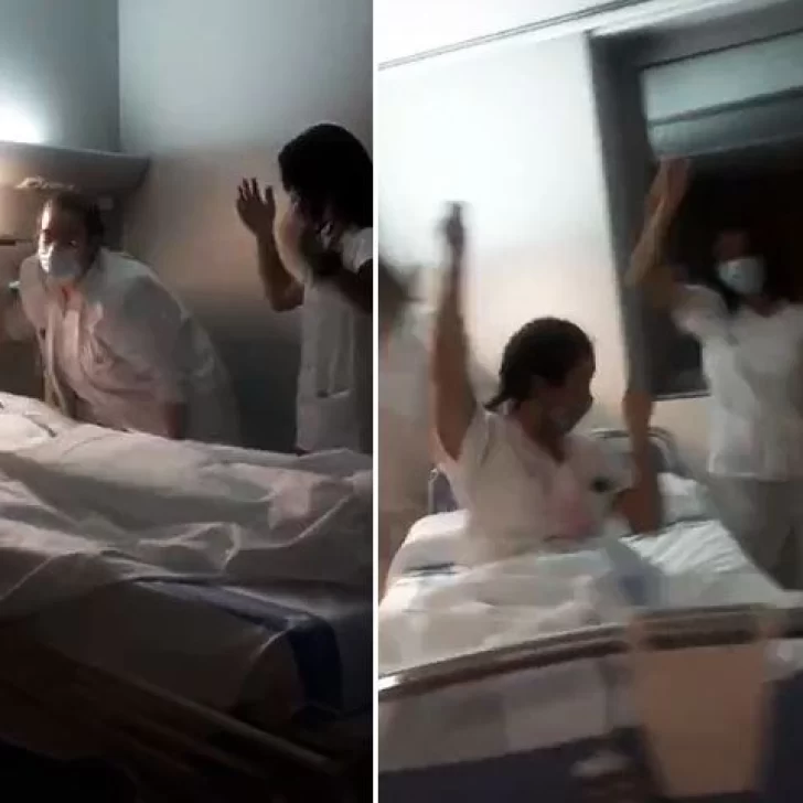 Video. Empleadas de un hospital bailan en Tik Tok tras fingir la muerte de un paciente