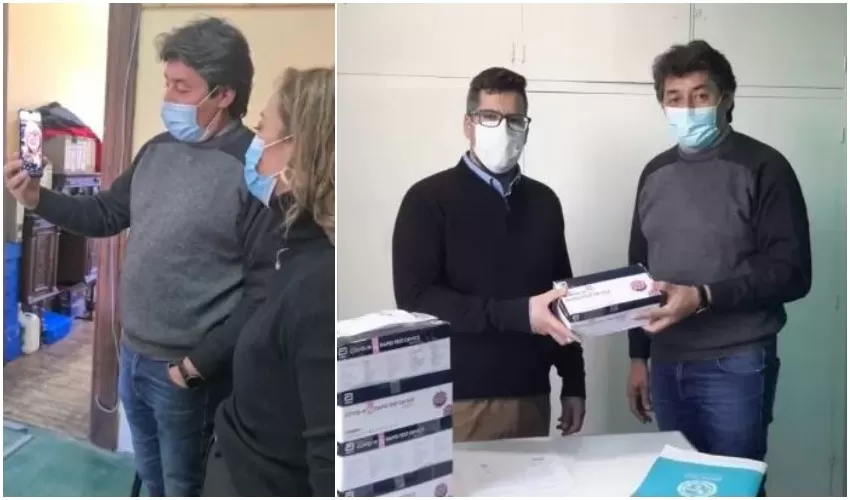 Entregaron test rápidos para detectar casos de coronavirus en todo el interior de Santa Cruz Entregaron test rápidos para detectar casos de coronavirus en todo el interior de Santa Cruz