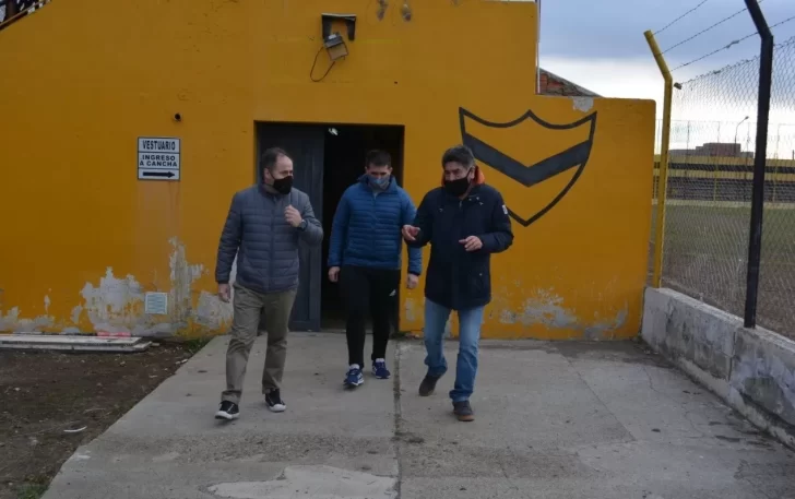 Avance en las obras del estadio Aníbal Rey Méndez del club Ferrocarril YCF