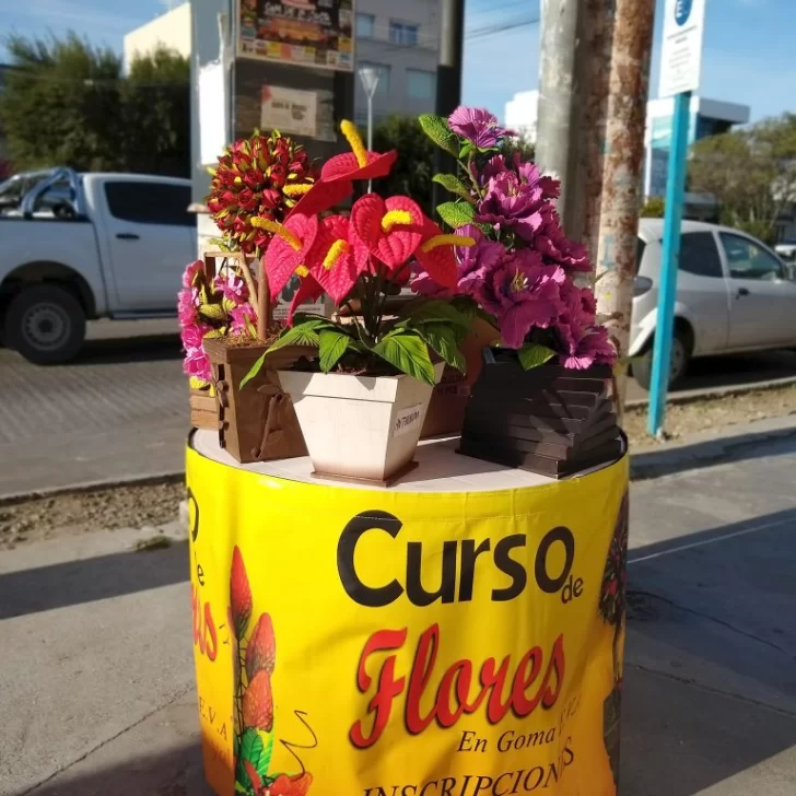 Desde Brasil: Curso de flores realizadas con goma eva