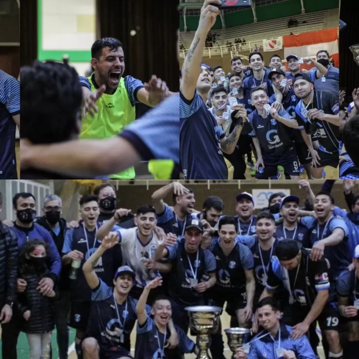 ¡Mirá las fotos! Cobertura especial del campeón de la Copa Argentina de FutSal Masculino: Opción Joven
