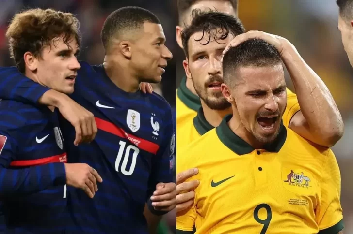 Francia y Australia jugarán octavos de final y serán rivales de los clasificados del Grupo donde está Argentina