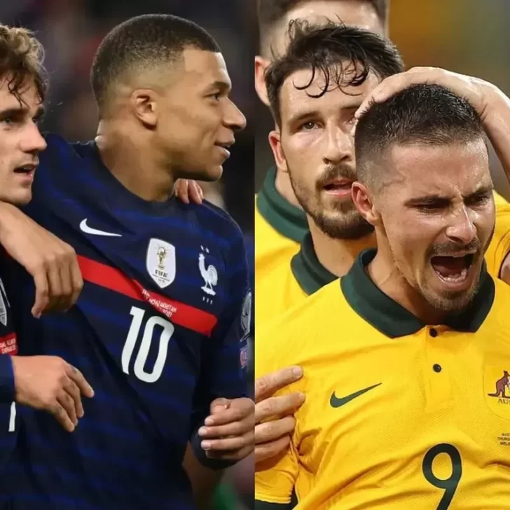 Francia y Australia jugarán octavos de final y serán rivales de los clasificados del Grupo donde está Argentina