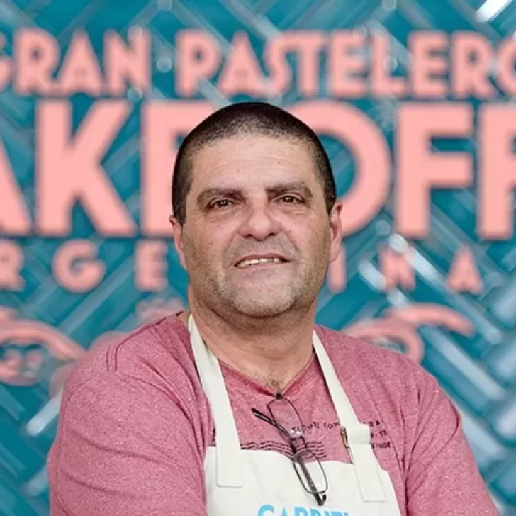 Bake Off Argentina: la historia de Gabriel, el taxista de 52 años que sueña con ser pastelero y abrir una casa de té